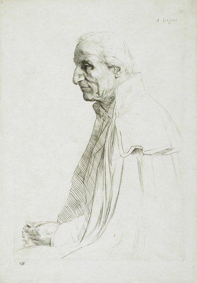 Starý Španěl od Alphonse Legros