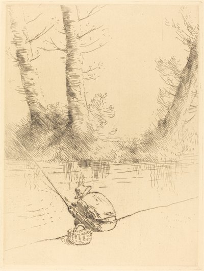 rybář (rybář) od Alphonse Legros