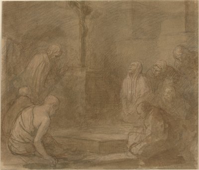 U paty kříže. od Alphonse Legros