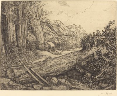 U domu dřevorubců (Chez les bocherons) od Alphonse Legros