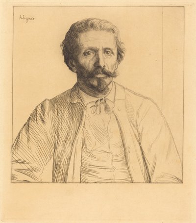 Auguste Delatre od Alphonse Legros