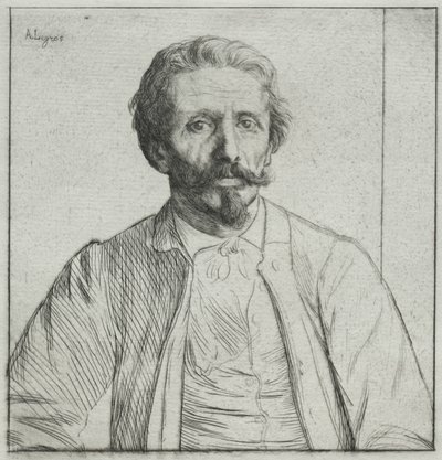 Auguste Delâtre, c. 1877. od Alphonse Legros