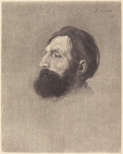 Auguste Rodin. od Alphonse Legros