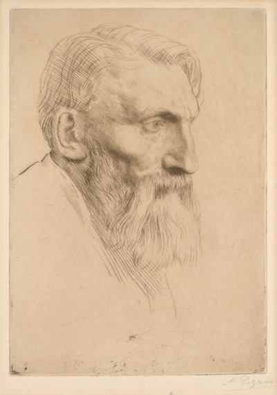 Auguste Rodin, 1881. od Alphonse Legros