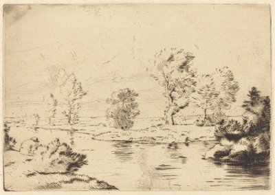 Banks of the Marne (Marne Board) od Alphonse Legros