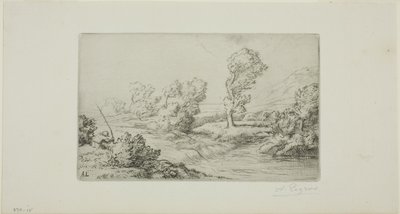 Banks of the Marne od Alphonse Legros