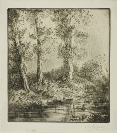 Banks of Saint-Pré od Alphonse Legros