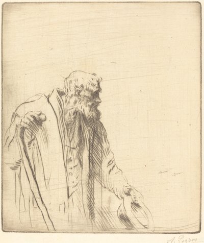 Žebrák (žebrák) od Alphonse Legros