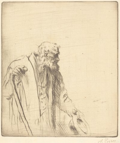 Žebrák od Alphonse Legros