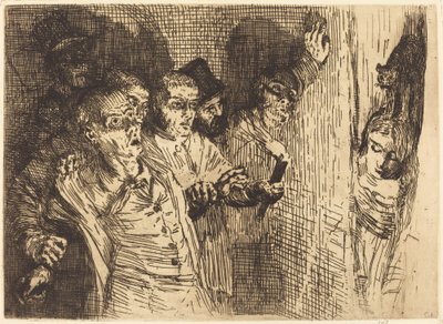 Černá kočka od Alphonse Legros