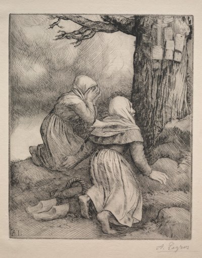Poklona před stromem Larbre de salut. od Alphonse Legros