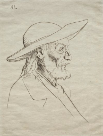 Bretonský rolník od Alphonse Legros