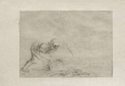 Vypalování trávy od Alphonse Legros