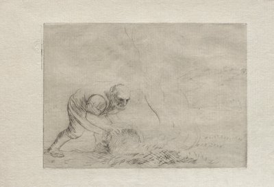 Vypalování trávy. od Alphonse Legros