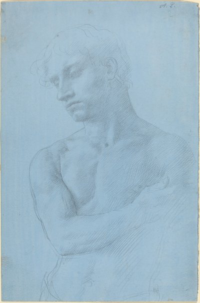 Busta nahého muže od Alphonse Legros