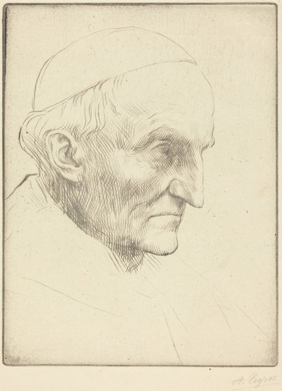 Kardinál Manning, tabule 3 od Alphonse Legros