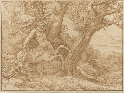 Kentaur s větvemi od Alphonse Legros