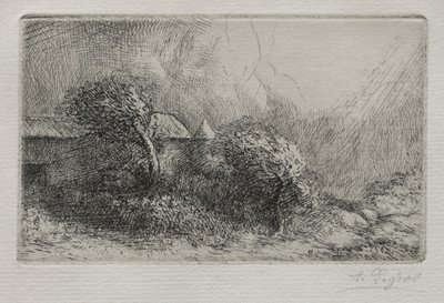 Chailli: End of a Storm Effet dorage. od Alphonse Legros