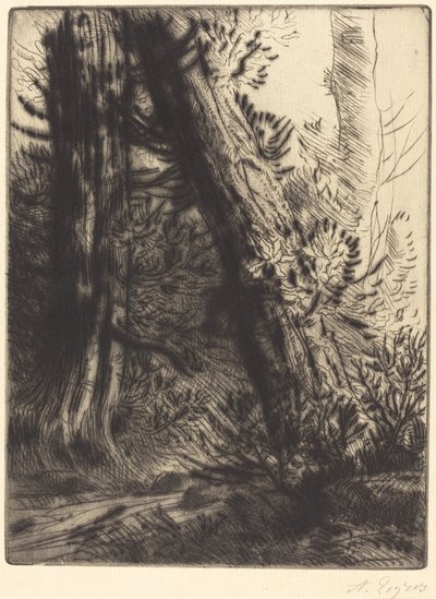 Okraj potoka (Bord de ruisseau) od Alphonse Legros