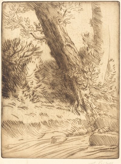 Okraj potoka (Bord de ruisseau) od Alphonse Legros