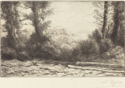 Hrana lesa (Lisiere de bois) od Alphonse Legros