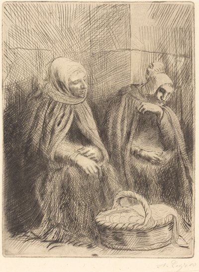 Prodejci vajec, 1. talíř od Alphonse Legros