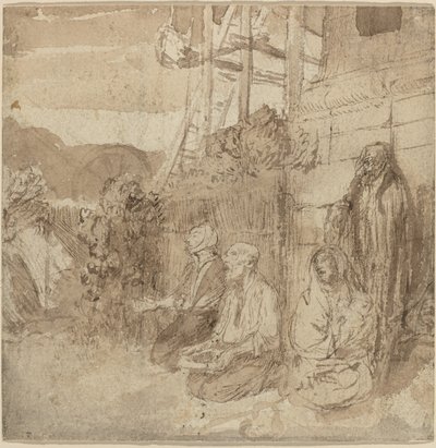 Angličtí žebráci. od Alphonse Legros