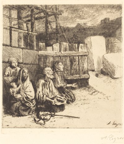 Angličtí žebráci Angličtí žebráci, 1875. od Alphonse Legros