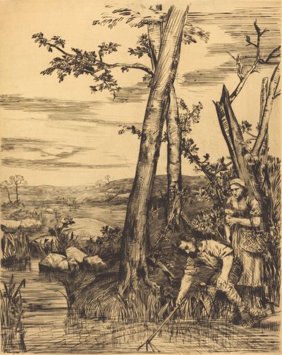 Lov raků od Alphonse Legros