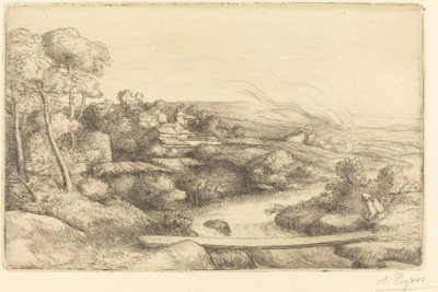 Lávka pro pěší od Alphonse Legros