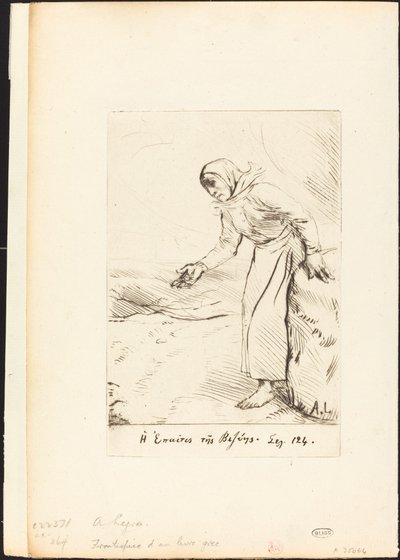 Frontispis Žebrácká žena z Veze. od Alphonse Legros
