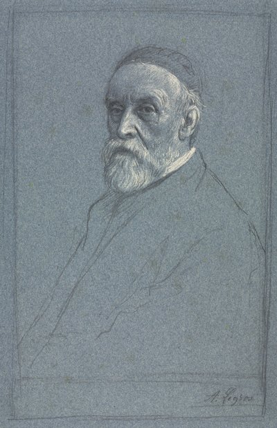 George Frederick Watts, R.A., c. 1877-1878. od Alphonse Legros