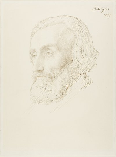 Hlava muže od Alphonse Legros