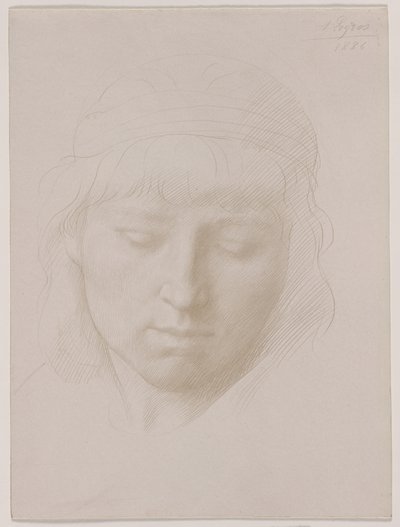 Hlava muže od Alphonse Legros