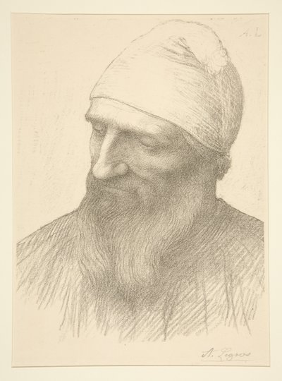Hlava muže od Alphonse Legros