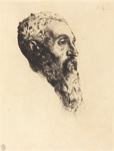 Hlava modelky od Alphonse Legros