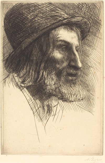 Vedoucí anglického dělníka Vedoucí anglického dělníka Pastýř. od Alphonse Legros