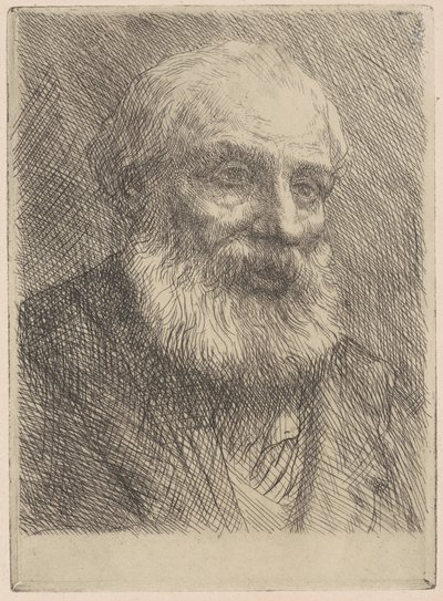 Hlava starého muže od Alphonse Legros