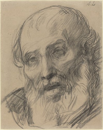 Hlava starého muže od Alphonse Legros