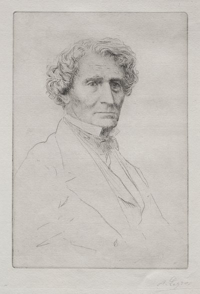 Hector Berlioz. od Alphonse Legros
