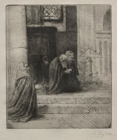 Interiér kostela od Alphonse Legros