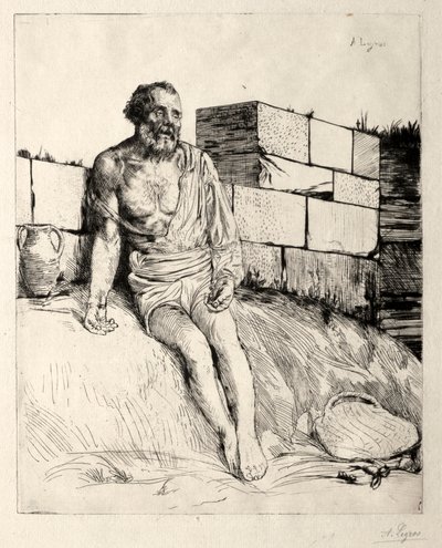 První deska práce. od Alphonse Legros