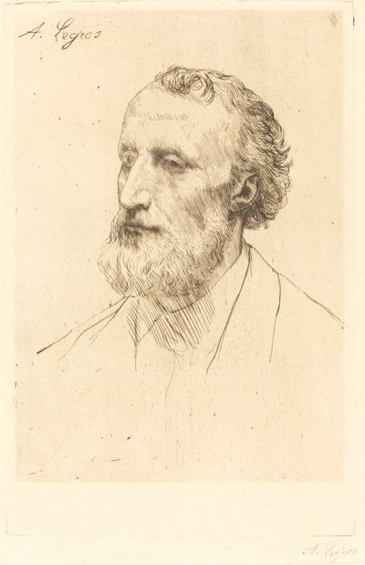 Jules Dalou, 1st plate od Alphonse Legros