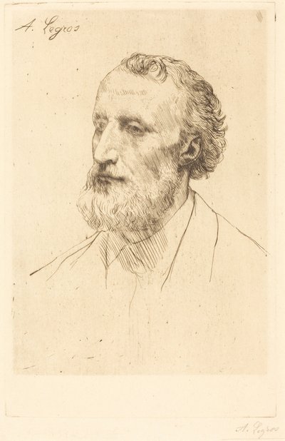 Jules Dalou, 1. deska od Alphonse Legros