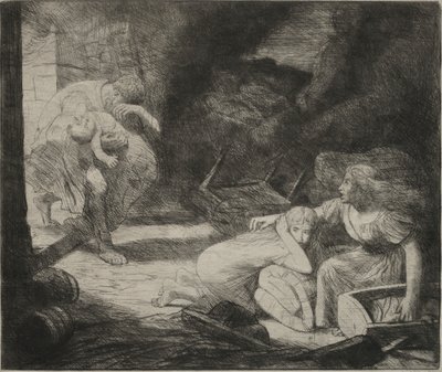 Oheň od Alphonse Legros
