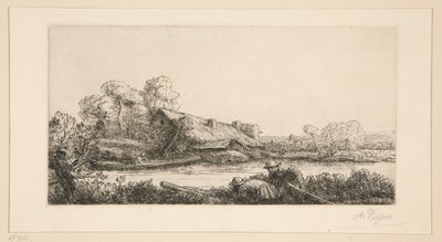 Farma na řece: Večerní efekt od Alphonse Legros