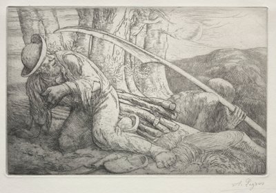 La Mort et le Bûcheron 5. deska. od Alphonse Legros