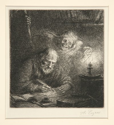 Smrt a filozof od Alphonse Legros