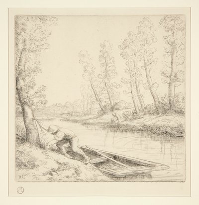 Ráno na řece od Alphonse Legros