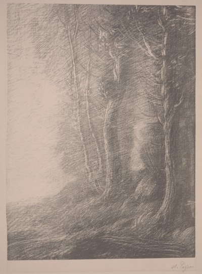Krajina (litho) od Alphonse Legros